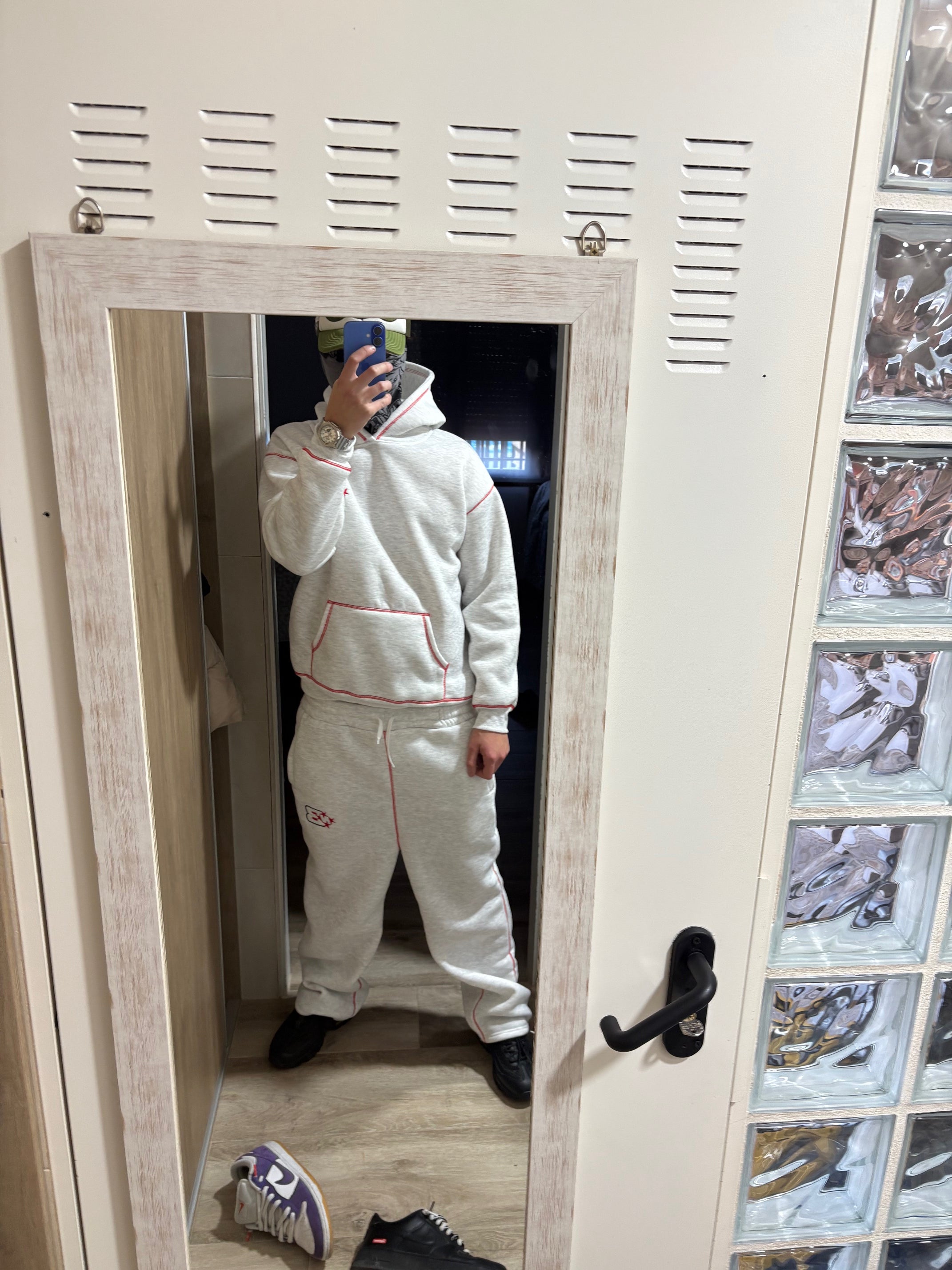 Red Stitching tracksuit